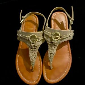 Guess flat sandals sz 7